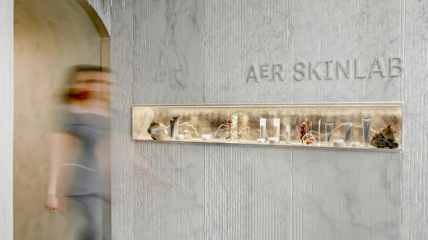 The AE.R Skinlab reception